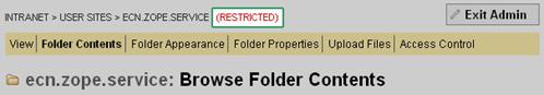 Admin Screen - Access Identifier