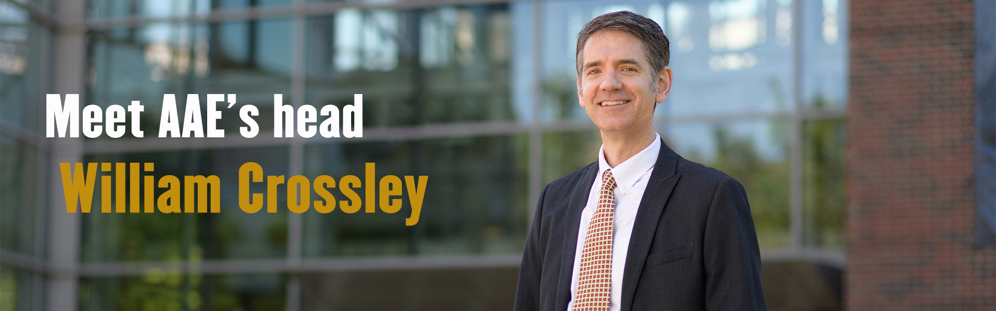 Meet AAE's New Head - William Crossley