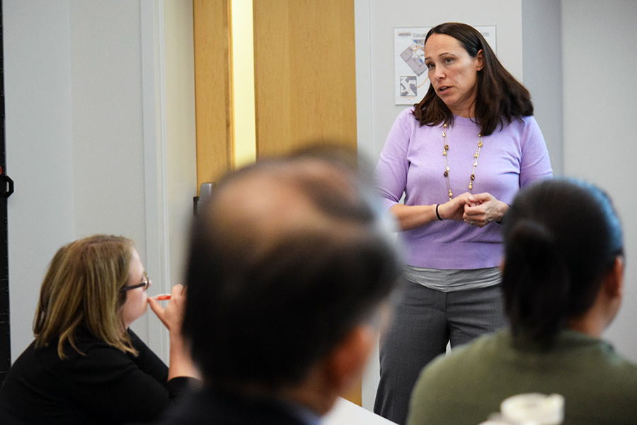 Jennifer Franck, assistant professor of engineering physics at UW Madison
