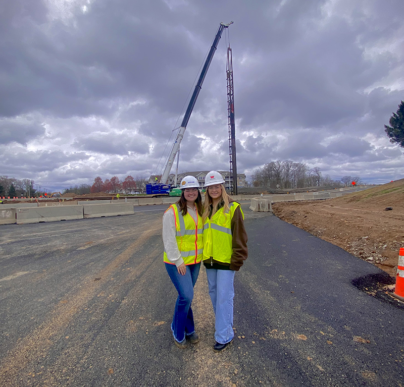 Andi Flittner on jobsite