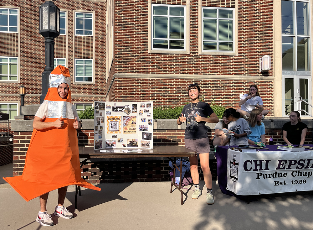 Kalaya is involved in a number of organizations at Purdue, including the Purdue Institute of Transportation Engineers.