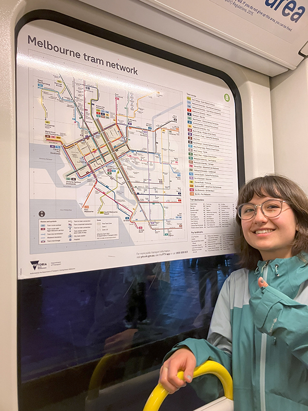 Kalaya's emphasis area is in transportation engineering where she aims to work on a mass transit project as a civil engineer.