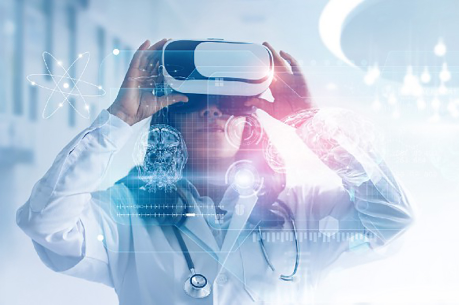 stock image of virtual world