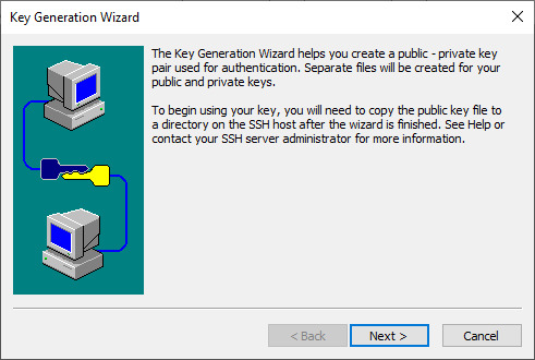 Key Generation Wizard