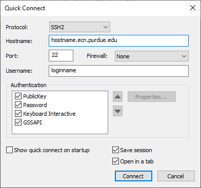 Quick Connect