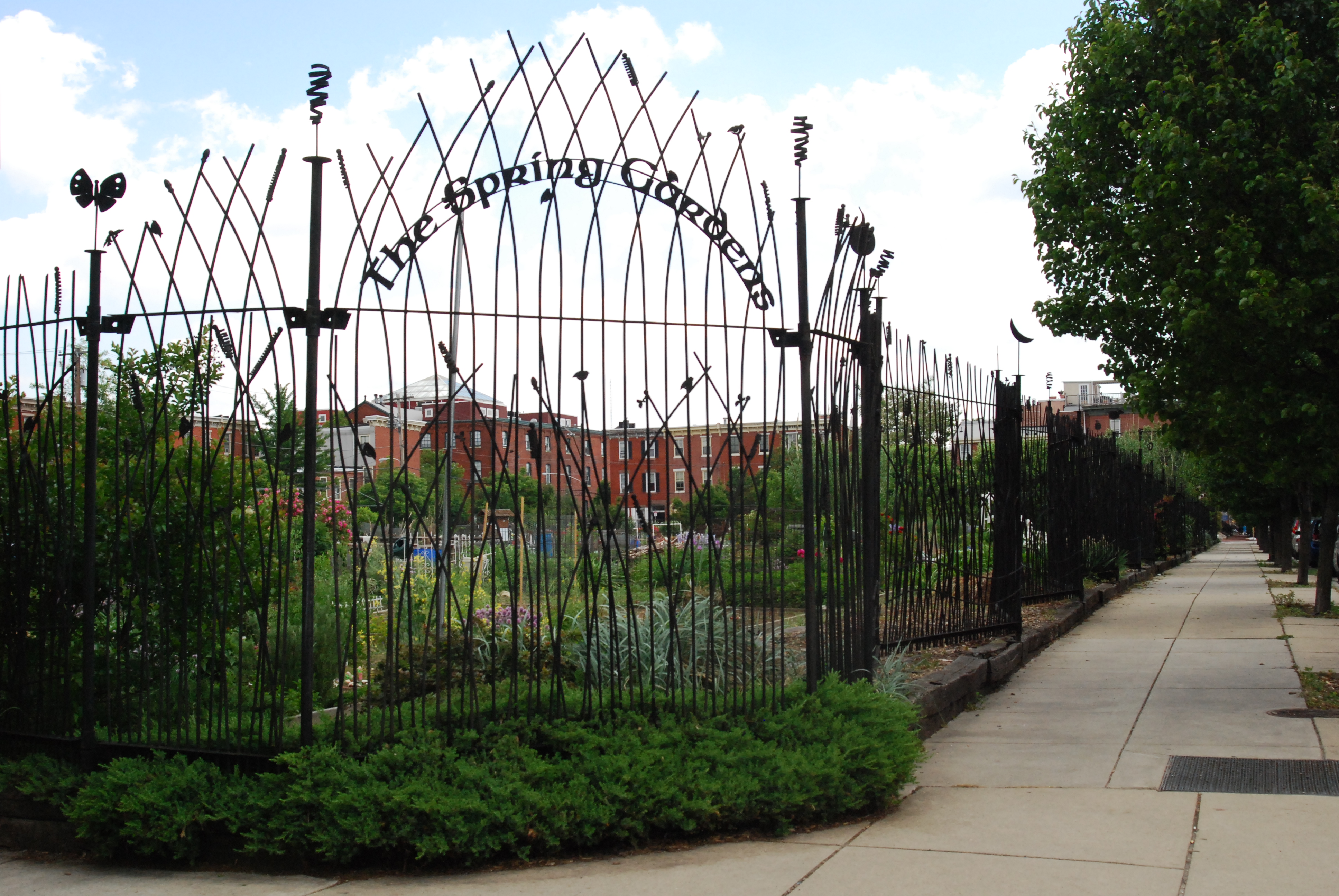 The Spring Gardens of Center City, Philadelphia