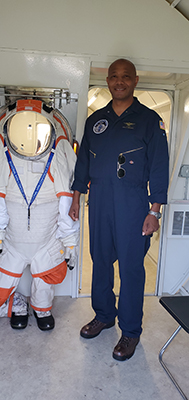Diallo Wallace in Naval Uniform
