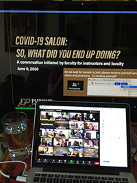 Dr. Pawley Setup of Station on Zoom