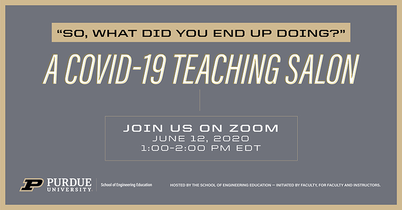A COVID-19 Teaching Salon Invitation
