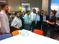 King Fahd Univ professors tour i2i lab space