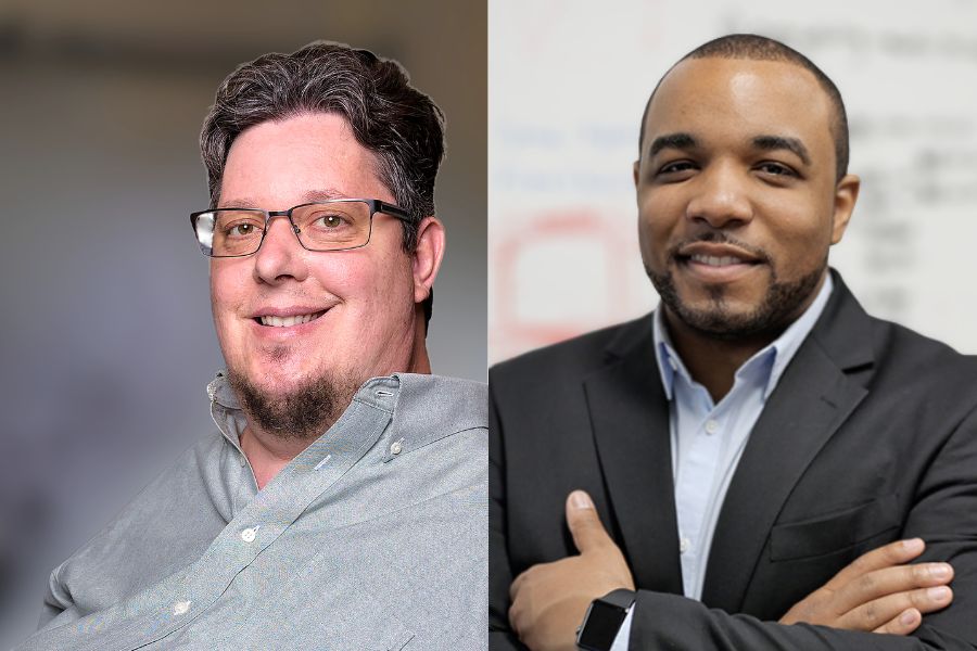 Professional headshot photo, Composite, Bradley Duerstock (Left) Brandon Pitts (Right)